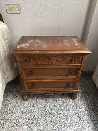 2 Mesitas de Noche Madera