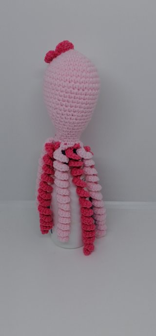 Amigurumi de apego de crochet, "pulpita".
