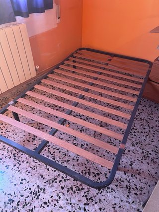 Somier 105x180cm Metal y Madera