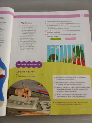 Libro de Lengua Castellana y Literatura, 2 ESO.