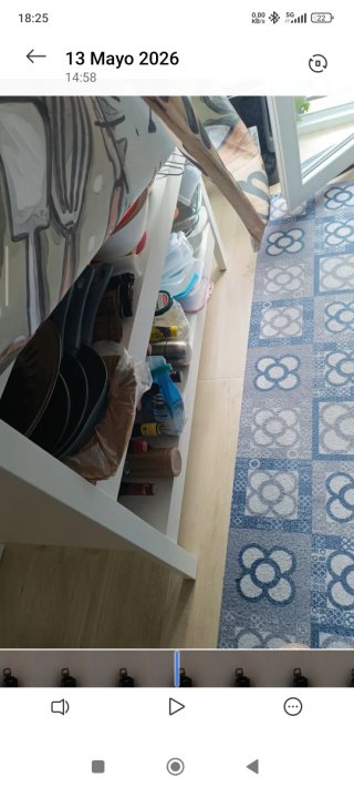 Isla de Cocina Conforama JULINA Roble y Blanco