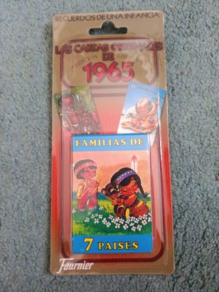 Cartas Familias de 7 Países - Edición 1965