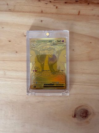 Carta TCG Pokémon - Mega Charizard X EX Dorada
