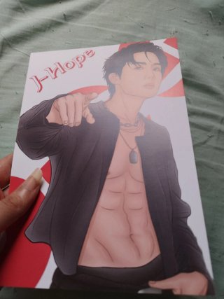 J-Hope BTS - Ilustración Lámina A5