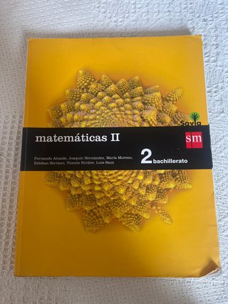 Matemáticas II 2 Bachillerato