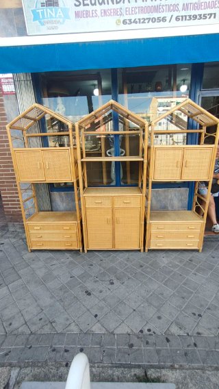 Set de 3 Estanterías Organizador Bambú 640513971