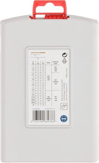 Bosch juego 19 brocas metal ProBox