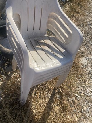 Sillas de terraza de PVC apilables