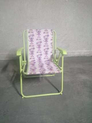 Silla infantil plegable con estampado de ratón
