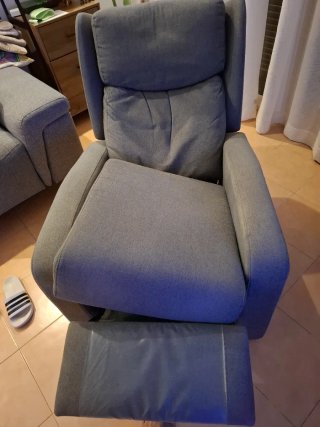Sillón relax reclinable gris