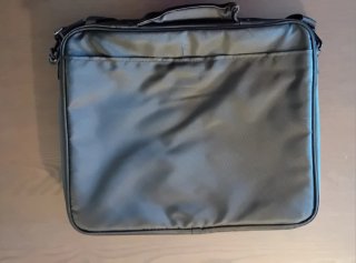 Maletín para portátil gris