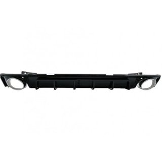 Difusor trasero con Salidas de Escape para Audi A6