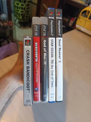 Lote 5 Juegos PS2, PS1 y PS3