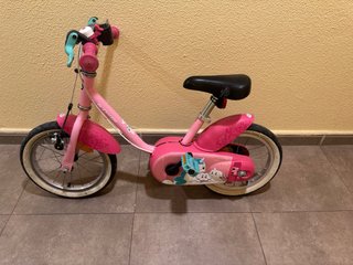 Bicicleta infantil  de niña rosa Btwin