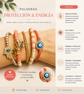 Pulseras Protección y Energía