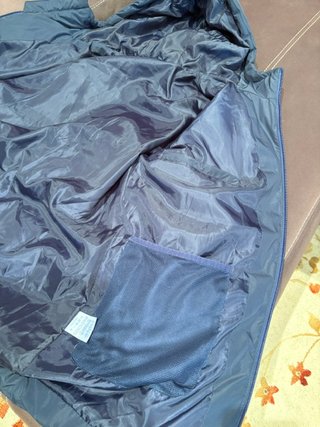 Parka Makarthy XL Azul Capucha Muy Acolchada