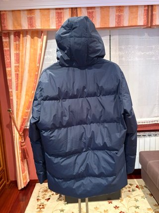 Parka Makarthy XL Azul Capucha Muy Acolchada