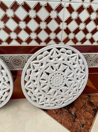 2 Cuadros Redondos Decorativos Hogar