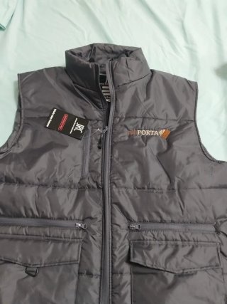 Gilet imbottito grigio