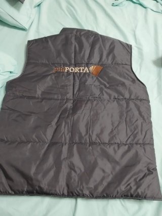 Gilet imbottito grigio
