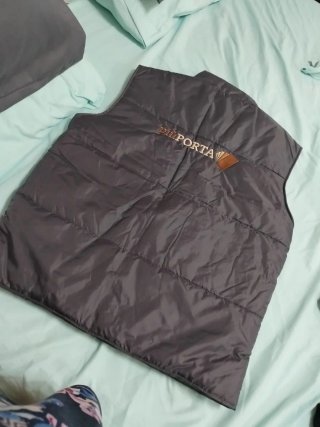Gilet imbottito grigio