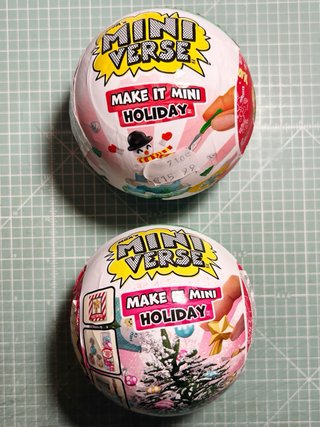 2 Cápsulas Miniverse Make It Mini Navidad