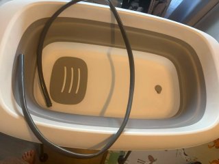 Bañera para bebé plegable