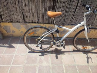 Bicicleta Mujer Btwin Blanca