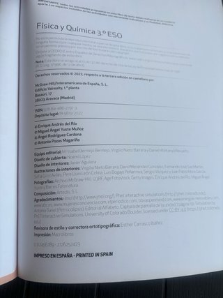 Física y química 3 ESO