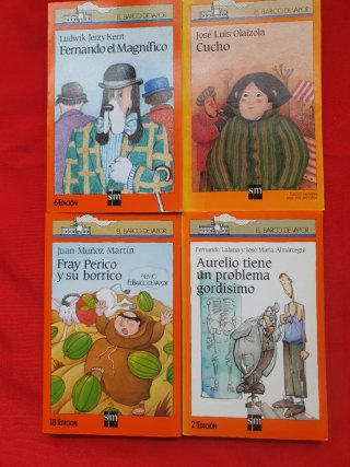 Lote de 4 libros.El barco de vapor