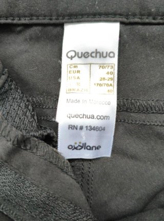 Pantalón corto montaña Quechua negro