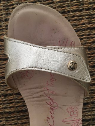 Sandalias Panama Jack Mujer Talla 38 Oro
