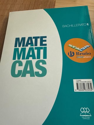Matemáticas 1 Bachillerato Nueva etapa Bruño