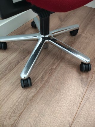 Silla escritorio roja