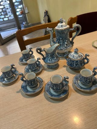 Juego Café Italiano Capodimonte Vintage