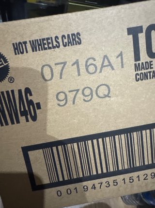 Caja Hot Wheels Cars 0716A1 979Q