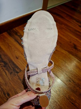 Zapatos Baile Manuel Reina Rose Pearl 5 Talla 38