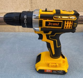 Taladro Atornillador Jemi 21V + Accesorios
