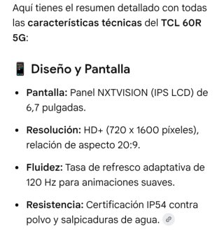 A estrenar !! TCL 60R5 128GB Negro/Multicolor