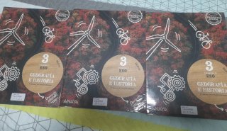 Libro de texto de 3° ESO geografía e historia