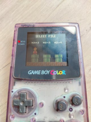 Game Boy Color Morado Transparente + Juego