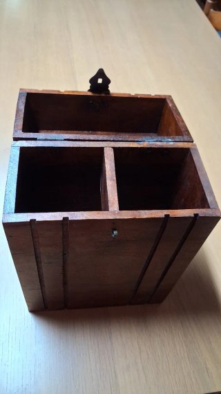 Caja de madera para 2 botellas de vino