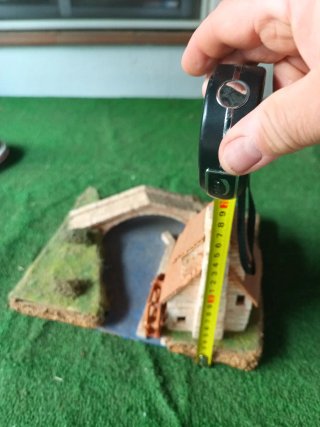 Maqueta Molino de Agua con Puente