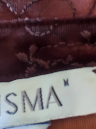 Top donna Prisma trasparente marrone
