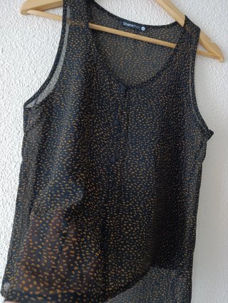 Blusa semitransparente Talla M