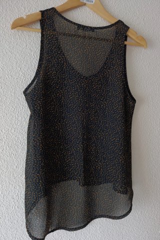 Blusa semitransparente Talla M