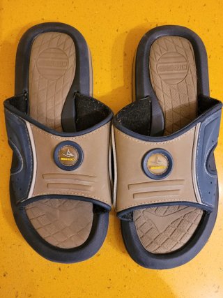 Chanclas Nicoboco Azul y Gris