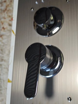 Panel Ducha Acero Inox Con Masaje + Estante