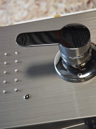 Panel Ducha Acero Inox Con Masaje + Estante