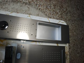 Panel Ducha Acero Inox Con Masaje + Estante